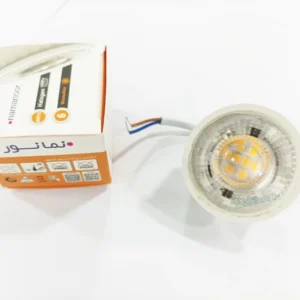 لامپ هالوژن 6 وات نمانور مدل MR16 بدون قاب - نمانور 24